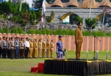 Ketua DPRD Provinsi Lampung Jadi Inspektur Upacara Bulanan