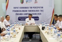 Sekdaprov Fahrizal Buka Rakor dan Jadi Narasumber Penanggulangan TBC di Provinsi Lampung