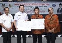 M. Firsada Tandatangani MoU Pemkab Tubaba dengan Universitas Muhammadiyah Metro