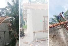 Program Bedah Rumah dari Polres OKI Sudah Rampung 70 Persen