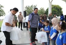 Gubernur Arinal dan Ibu Riana Bersilaturahmi dengan Relawan Donor Darah Sukarela PMI Provinsi Lampung