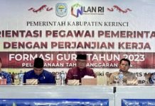 Sekda Kerinci Buka Orientasi PPPK Formasi Guru Tahun 2023