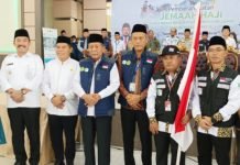 Pj. Bupati Kerinci Hadiri Pelepasan CJH Provinsi Jambi Tahun 2024