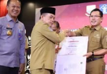 Pemkot Sungai Penuh Terima Penghargaan Kabupaten/Kota Peduli HAM