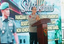 Hadiri Silaturahmi Forkopimda yang Digagas Pangdam II/Sriwijaya, Ini Pesan Kapolda Sumsel