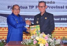 Pemprov Lampung Gelar Sertijab Plh. Gubernur Fahrizal Darminto ke Pj. Gubernur Samsudin