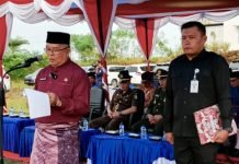 Wakili Pj. Bupati Kerinci, Sekda Zainal Efendi Pimpin Upacara Hari Lahir Pancasila