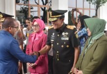 Hadiri Sertijab Pj. Gubernur Lampung, Danrem 043/Gatam Siap Dukung dan Berkolaborasi Pengamanan Pilkada