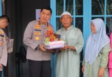 Hari Bhayangkara ke-78, Wakapolda Lampung Anjangsana ke Sejumlah Purnawirawan Polri