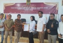 KPU Umumkan Penetapan Kursi dan Calon Terpilih Anggota DPRD OKI Periode 2024-2029