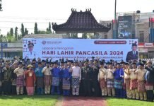 Pemkab OKI Peringati Hari Lahir Pancasila, Momentum Jaga Kerukunan