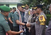Kunjungi Kodim 0424/TGM, Danrem 043/Gatam Sampaikan Babinsa Ujung Tombak Satuan