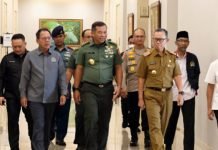 Ketua DPRD Provinsi Lampung Sambut Kunjungan Kerja KASAD dan Rombongan