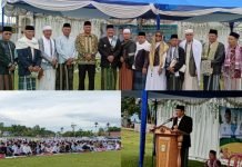 Pemkab Kerinci Gelar Sholat Idul Adha di Lapangan Merpati Hiang