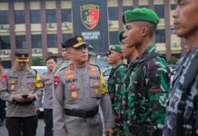 Pelepasan Yonif 7 Marinir dari Satgas Pamtas Mobile RI-PNG