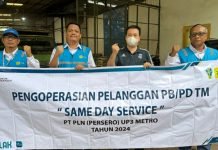 Dukung Peningkatan Kapasitas Produksi Padi, Pelanggan Industri Nikmati Layanan Same Day Service dari PLN Lampung