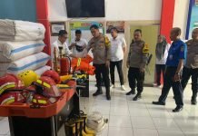 Antisipasi Karhutla, Kapolres Lubuk Linggau Koordinasi dengan Dinas Pemadam Kebakaran