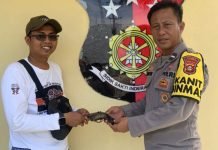 Polsek Tulung Selapan Kembali Terima Serahan Senpira dari Warga