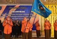 Ikut Dilantik, Ketua IKWI OKI Bertekad Akan Tingkatkan Kesejahteraan Anggota