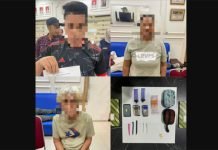 Razia Narkoba di Tangga Buntung, Tim Gabungan Polda Sumsel Amankan 3 Orang