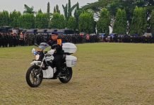 Kala Kapolda Lampung Uji Langsung Motor Patroli