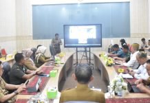 Kasrem 043/Gatam Ikuti Rapat Koordinasi Pengendalian Inflasi di Daerah