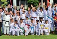Penampilan Karate Gajah Sora Pukau Kapolres OKI