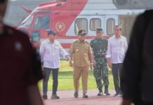 Pj. Gubernur Lampung Sambut Kedatangan Presiden Jokowi