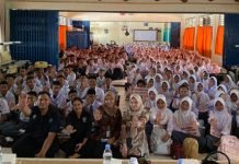 BNNK OKI Laksanakan Sosialisasi P4GN di SMAN 1 Kayuagung