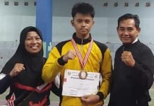 Karateka Gajah Sora Polres OKI Raih Medali Perunggu di Ajang O2SN Sumsel Tingkat SMA