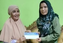 Berkontribusi Terhadap Insan Pers, PWI OKI Beri Santunan Kepada Keluarga Almarhum Diky Sakti Pratama