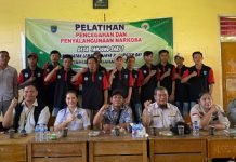 Pasca HANI 2024, BNNK OKI Gelar Sosialisasi P4GN di SMPN 4 Lempuing Jaya