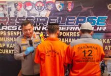 Polres OKI Berhasil Ungkap Kasus Tewasnya Bos Toko Material di Jalan Poros Mesuji Raya