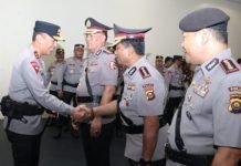 Kapolda Pimpin Sertijab Pejabat Utama dan Kapolres Jajaran Polda Sumsel