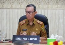 Sekdaprov Lampung Ikuti Rapat Koordinasi Pengendalian Inflasi Daerah