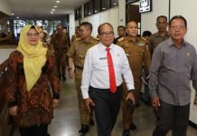 Mingrum Gumay Sambut Kunjungan dari Pj. Gubernur Lampung