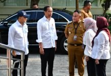 Pj. Gubernur Bersama Presiden Kunjungi RSUD dr. H. Bob Bazar SKM Lampung Selatan