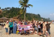 Family Gathering PWI-IKWI OKI Kunjungi Tiga Objek Wisata di Lampung