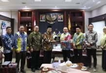 Ketua Bawaslu Lampung Sambangi Pj. Gubernur Samsudin, Bahas Persiapan Pilkada 2024
