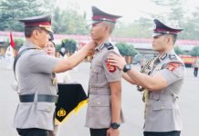 Kapolda Sumsel Lantik 167 Bintara Polri Lulusan Pendidikan Pembentukan di SPN Betung