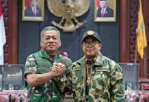 Pj. Gubernur Samsudin Terima Kunjungan Aspotmar Kasal Mayjen TNI Mar Hermanto