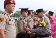 34 Personel Naik Pangkat, Ini Pesan Kapolres OKI