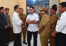 Presiden Didampingi Sejumlah Menteri dan Pj. Gubernur Samsudin Kunjungi RSUD Alimuddin Umar
