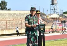 Jelang Kunker Presiden di Lampung, Danrem 043/Gatam Cek Kesiapan Pasukan Pengamanan VVIP