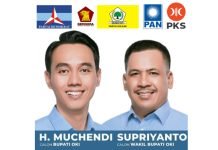 Jadi Kandidat Pertama Penuhi Syarat Pencalonan, 5 Parpol Sepakat Antarkan Muchendi-Supriyanto Daftar ke KPU OKI
