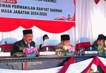Pj. Bupati Asraf Hadiri Pelantikan 30 Anggota DPRD Kerinci Periode 2024-2029