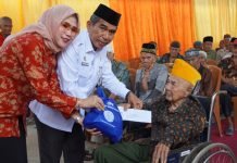Jelang HUT RI, Pemkab OKI Gelar Aksi Peduli Veteran Hingga Lansia