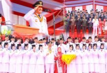 Pimpin Upacara HUT RI ke-79, Pj. Bupati Asraf Apresiasi Kesuksesan Paskibraka Kabupaten Kerinci