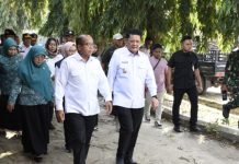 Pj. Gubernur Lampung Kunker ke Tubaba, Tinjau Pasar Panaragan Jaya