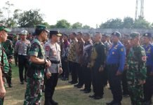 Pengamanan Kunjungan Kerja Presiden Jokowi di Lampung Diperketat